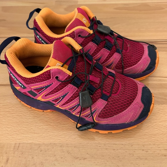 Salomon Kids Sneakers - Pink and Orange - Picture 1 of 8